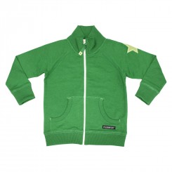 Villervalla - Sweat jakke, grøn