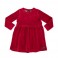 Villervalla - Velour kjole rød