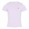 Minymo - T-shirt i rib, lys-lilla