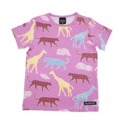 Villervalla - Savannah t-shirt lyserød