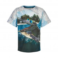 Minymo t-shirt med  krokodille 