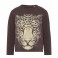 Minymo - Bluse med leopard, brun