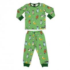 Villervalla - Pyjamas sæt, grøn