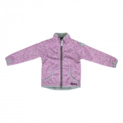 Villervalla - Pile fleece jakke, lys rosa