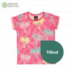 Villervalla - Pink palme t-shirt